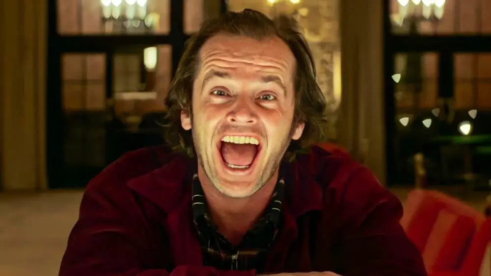 Jack Nicholson in The Shining